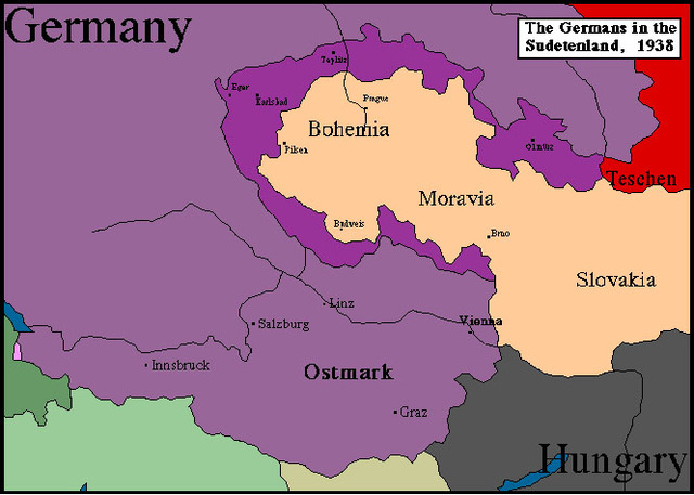 Nazi's Take the Sudentenland