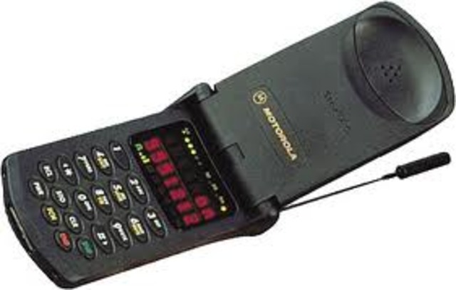 First Flip Phone