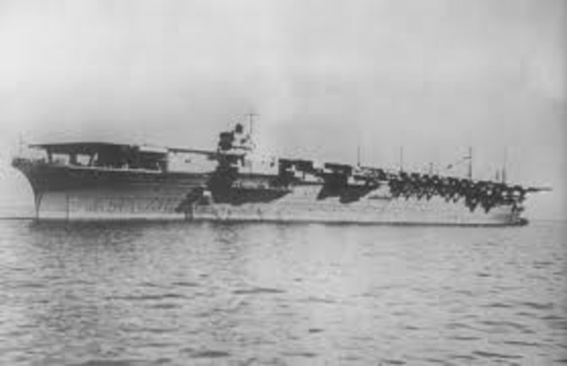 Japanese aircraft carriers destroyed in Battle of Midway