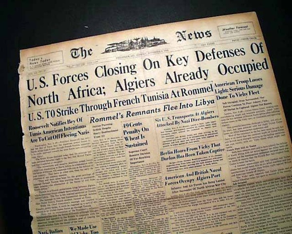 Allied invasion of Africa