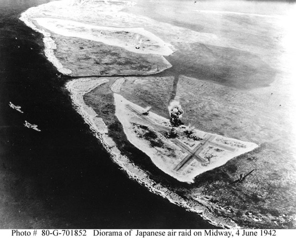 Planned attack from Japan on Midway