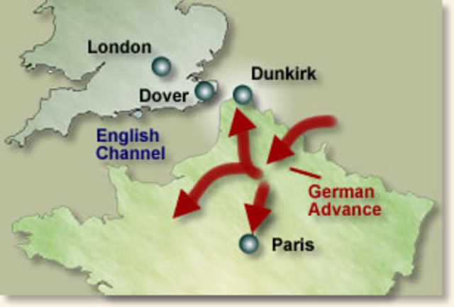 British escape Dunkirk