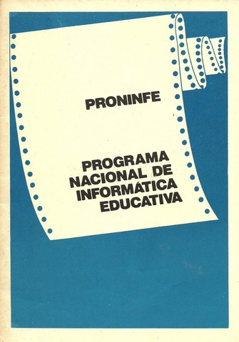 PRONIFE ( Programa Nacional de Informática Educativa )