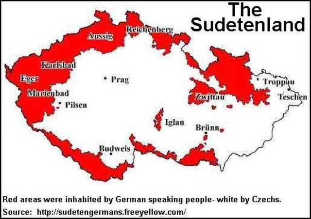 Nazis take the Sudetenland