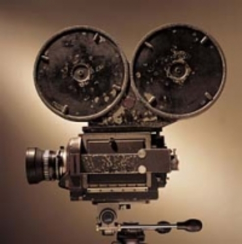 First movie camera introduced