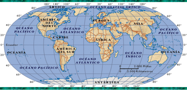 Europe and North America connecte by cable.