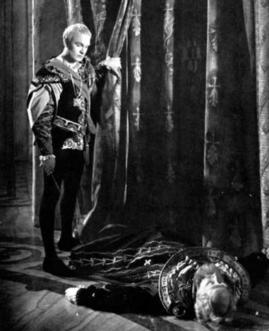Hamlet kills Polonius