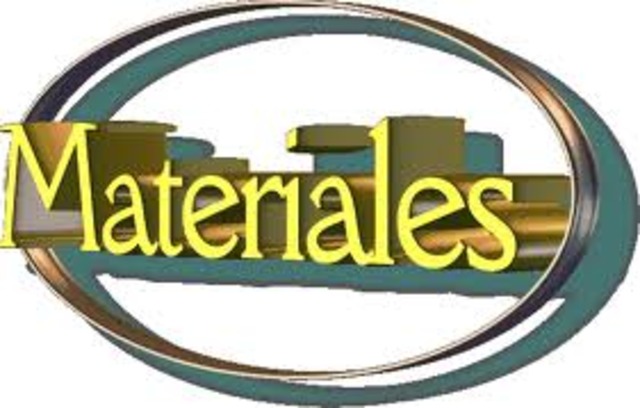 Aparecen los primeros materiales