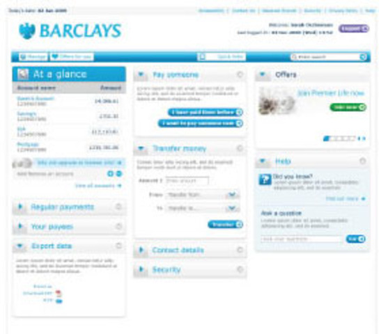 Internet banking introduced in the early 1980s
