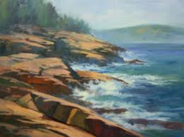 Il a l'explorer la cote d'Acadia