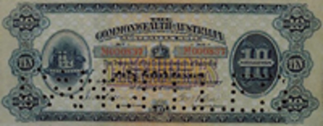 First Australin currency note