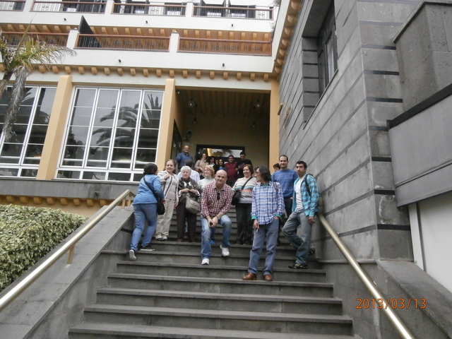 Llegada de los CEPA participantes en el Encuentro