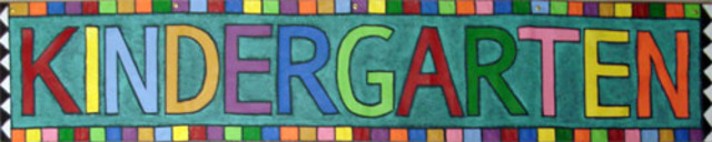 First day in kindergarten