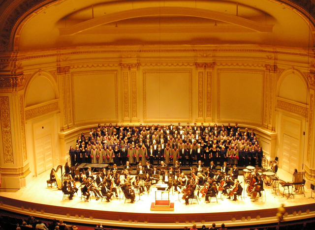 Cantando em Carnegie Hall