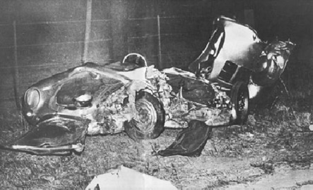 James Dean Dies in Car Accident