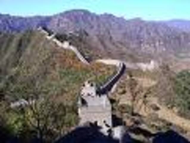 connection of the barbarian walls to the great wall of china