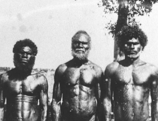 The first Aboriginal contact with European explorers.