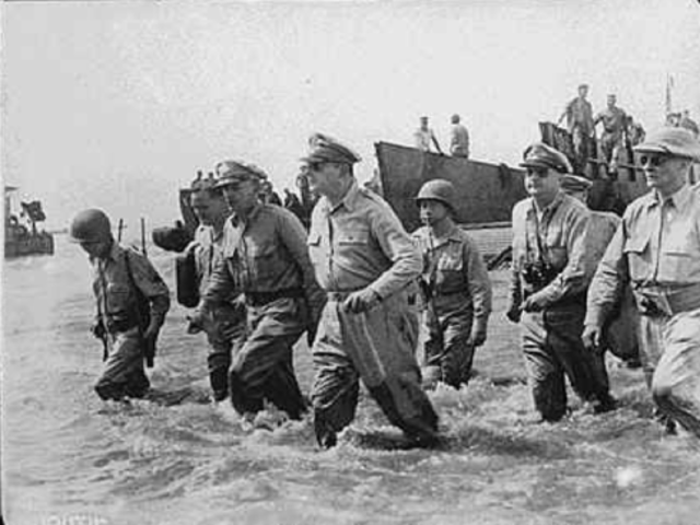 Japanese in Devastating Retreat after the Ba Leyte Gulf