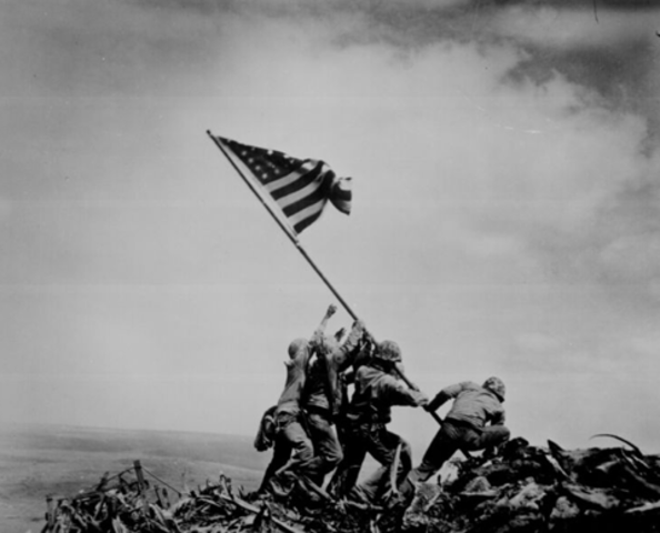 U.S. Marines take Iwo Jima