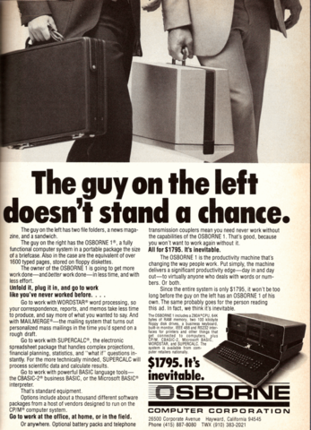 Portable Personal Computer