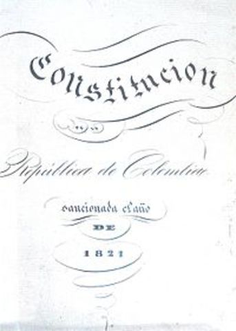 CONSTITUCION DE CUCUTA O LA GRAN COLOMBIA