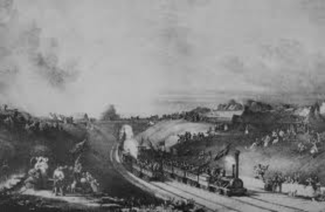 Railway building begins in France and Germany