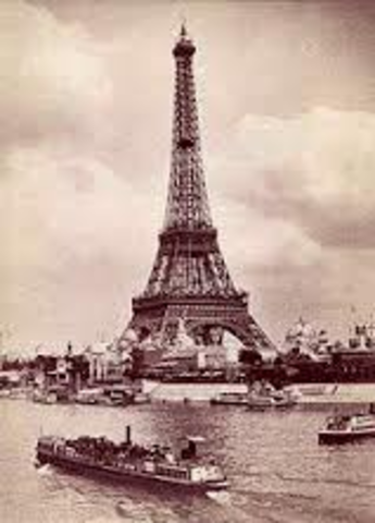 Eiffel Tower completed in Paris, France