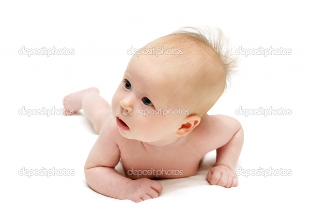 Rocks on Stomach while Kicking Legs and Making Swimming Motions With Arms