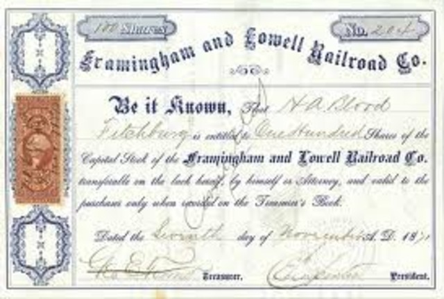 Opening of the Framingham and Lowell Rail Road