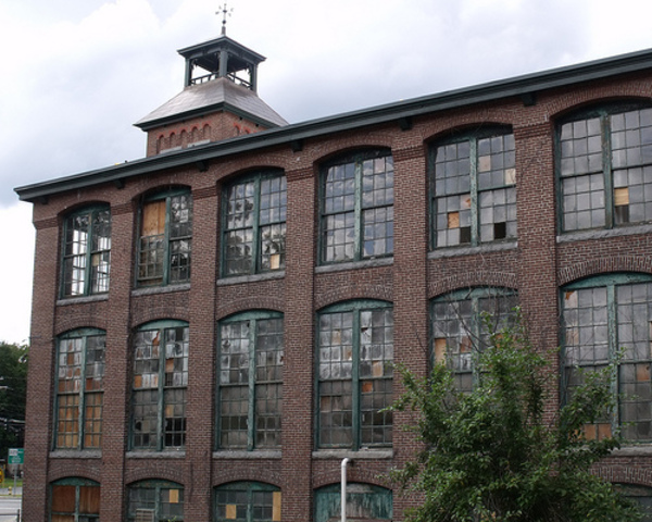 Abbot Worsted Mill land and buildings bought by the Murray Printing Company