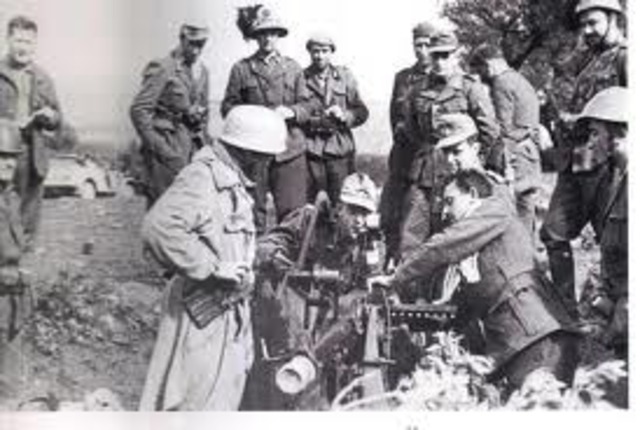 Hitler is forced to send troops to aide Italy in North Africa.