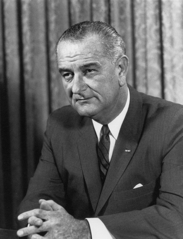 Lyndon B. Johnson was born.