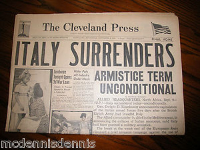 Italy Surrenders