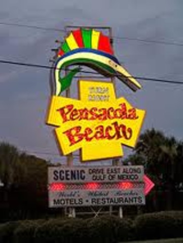 Mi familia se trasladó a Pensacola, Florida