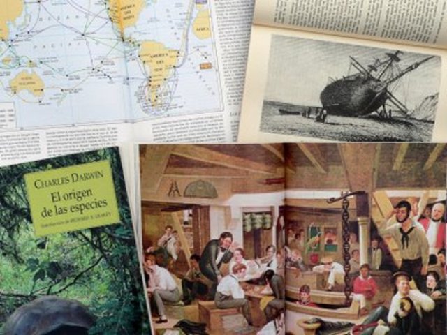 Llibre del viatge del Beagle de Darwin