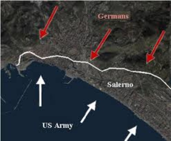 allied troops land on beach