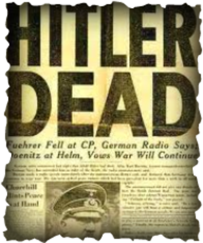 Adolf Hitler commits suicide