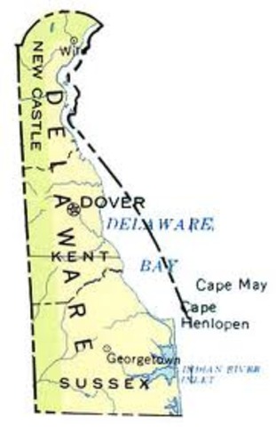 The founding of the Delaware Colony