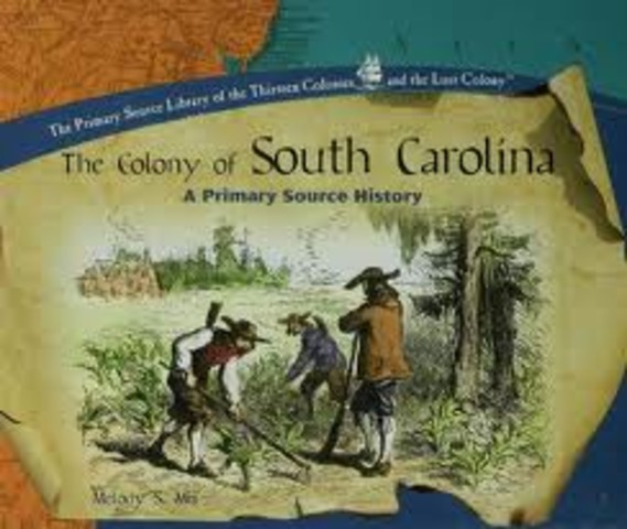 The founding of the South Carolina Colony.