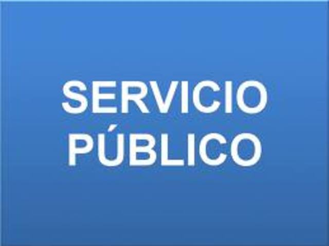 SERVICIO PUBLICO