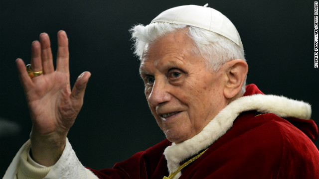 Pope Benedict gives last mass