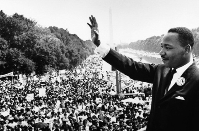 Martin Luther King, Jr. delivers his "I have a dream" speech.