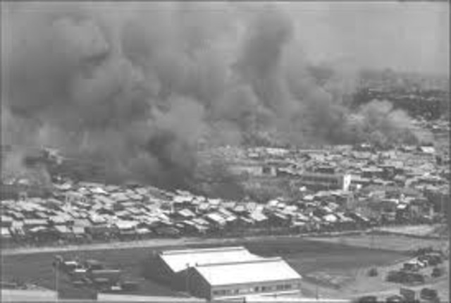 North Vietnamese Launch Tet Offensive