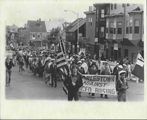 Forced Busing Begins