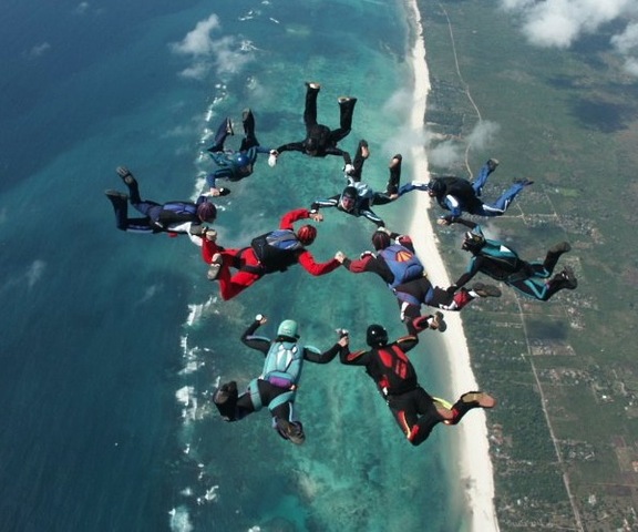 Skydiving