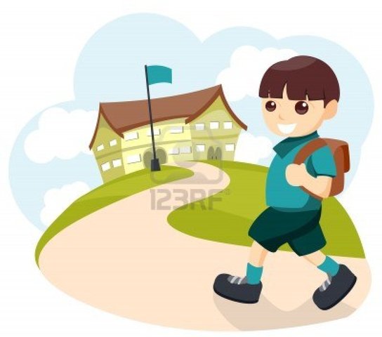 9h - Aller à l'école