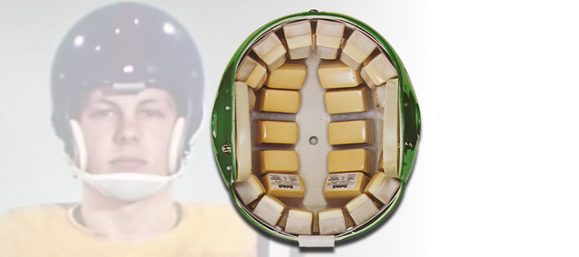 The first Shell helmet