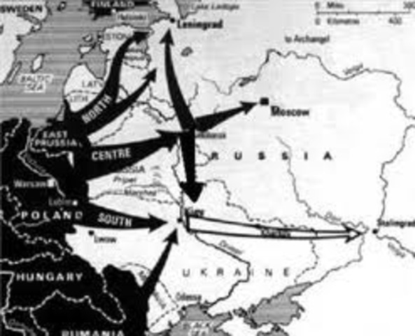 Hitler attacks Russia - Operation Barbarossa