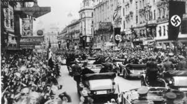 Hitler annexed Austria