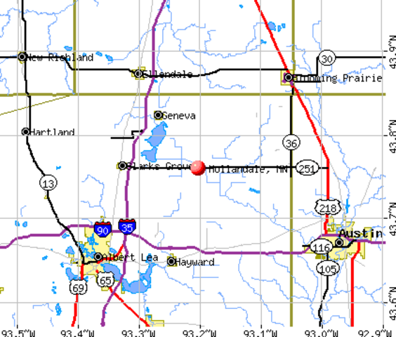 Vivía en una granja grande en Minnesota.